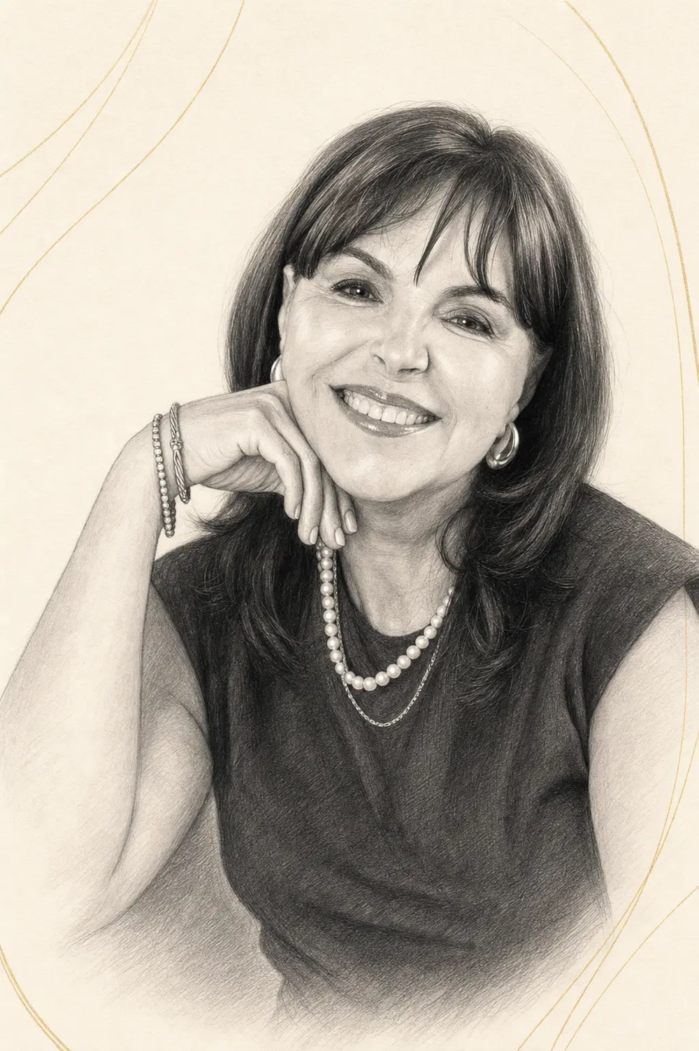 Portret schițat Anca-Florina Costache