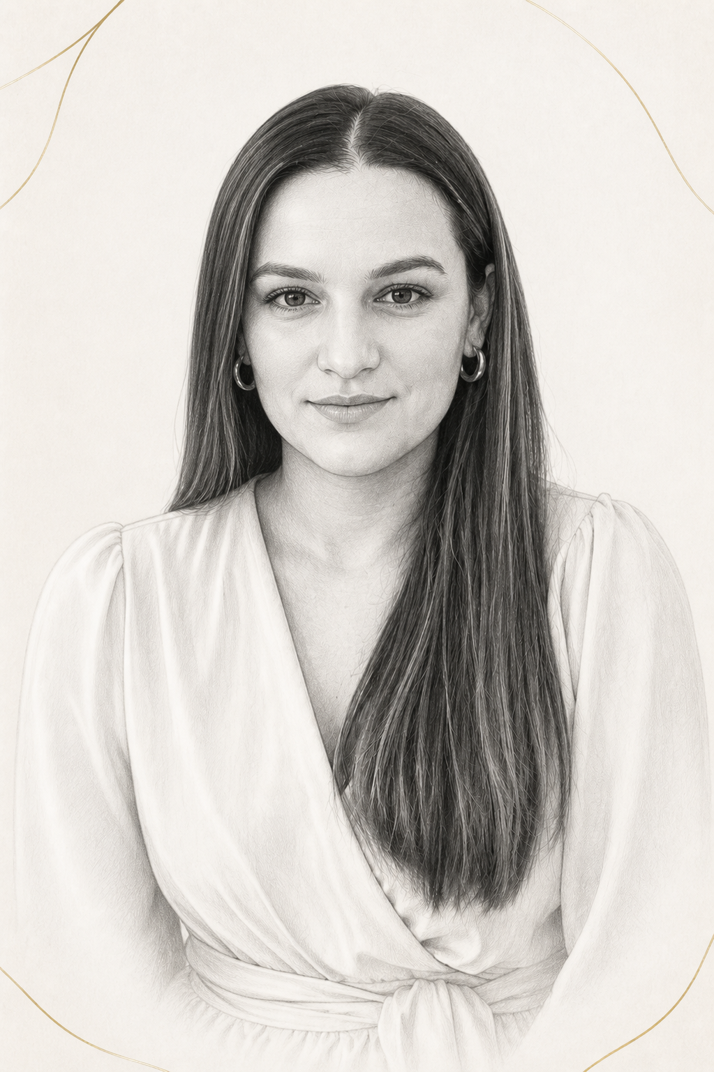 Portret schițat Loredana Melania Cojocaru