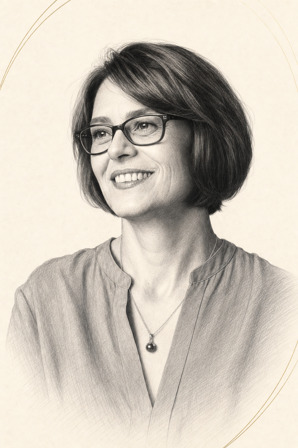 Portret schițat Lucia Savu