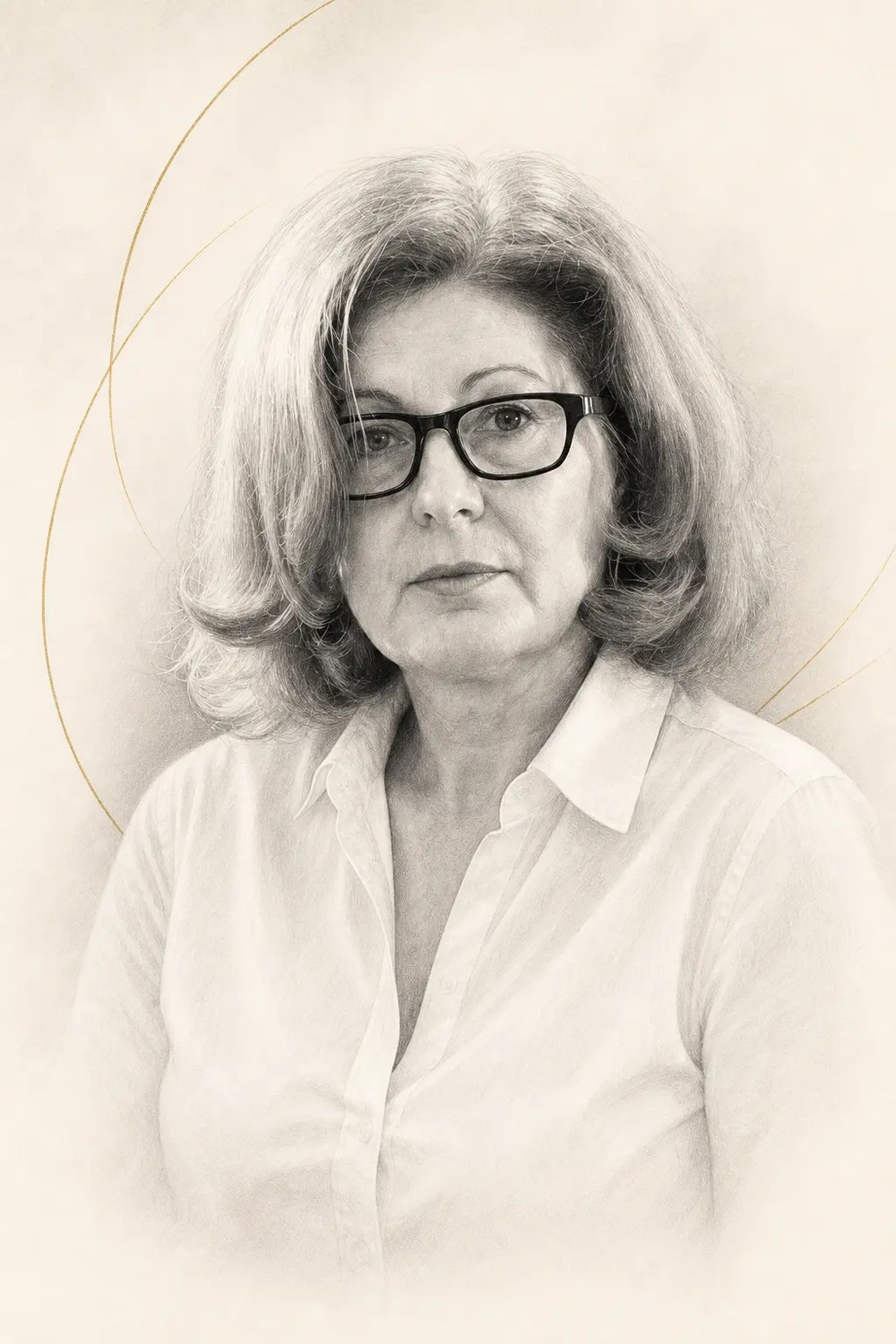 Portret schițat Luminița Picu