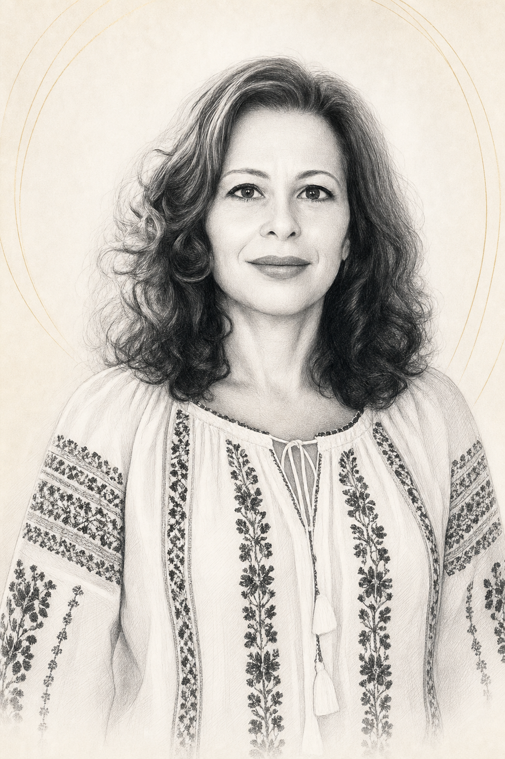 Portret schițat Michela Nesco