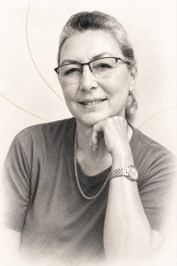Portret schițat al Monicăi Ionescu