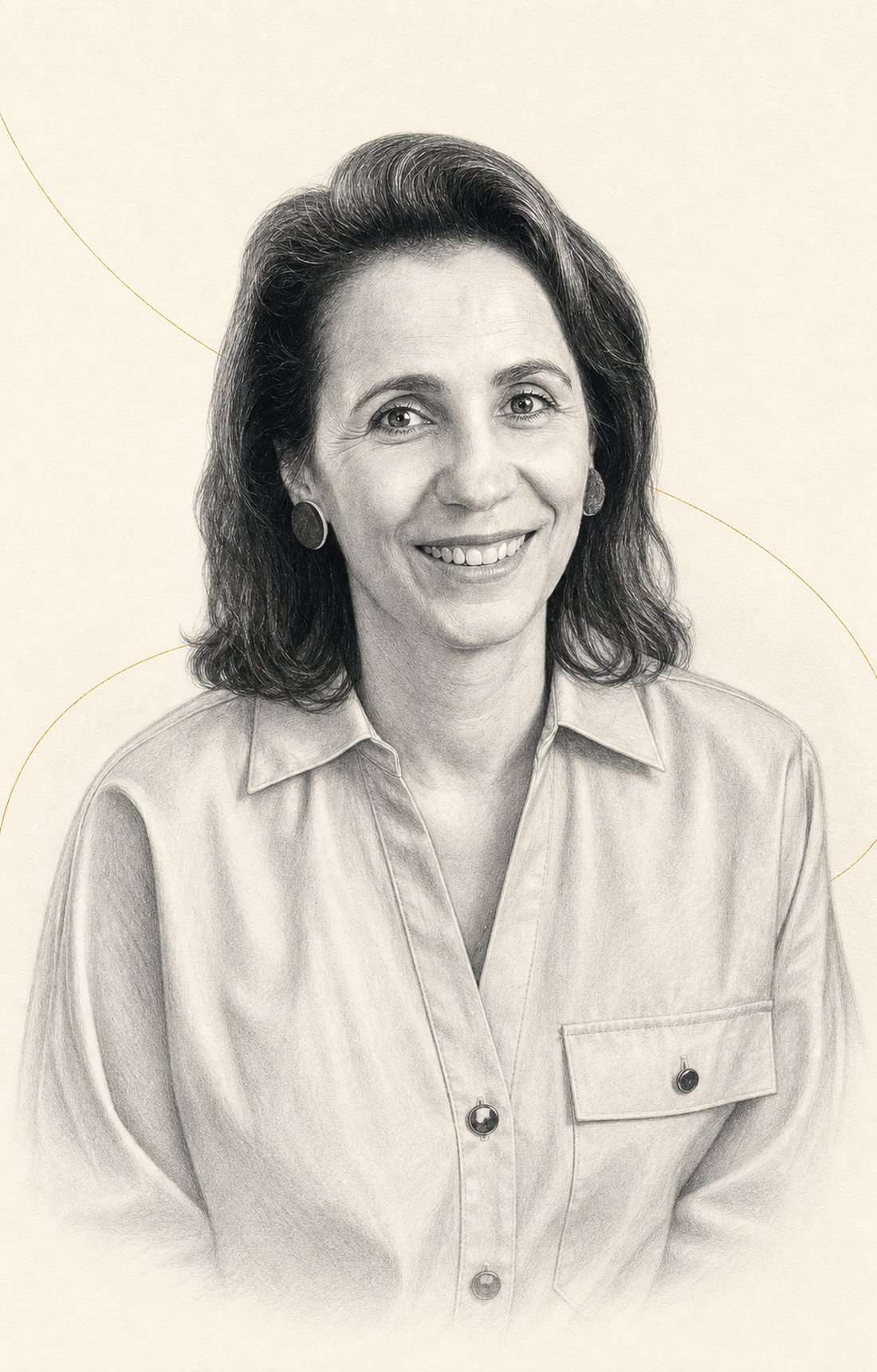 Portret schițat al Nicoletei Bărbătescu