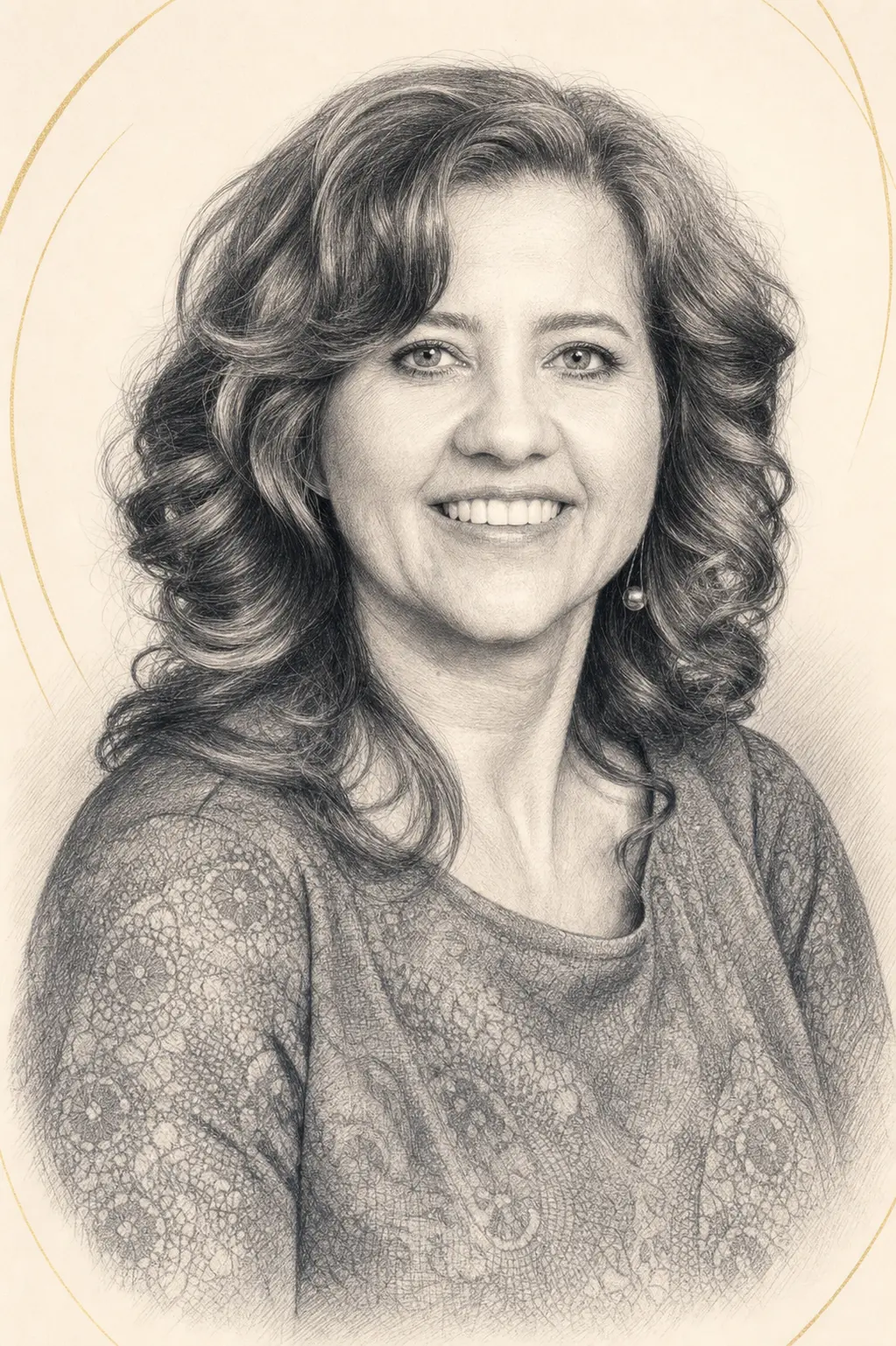 Portret schițat